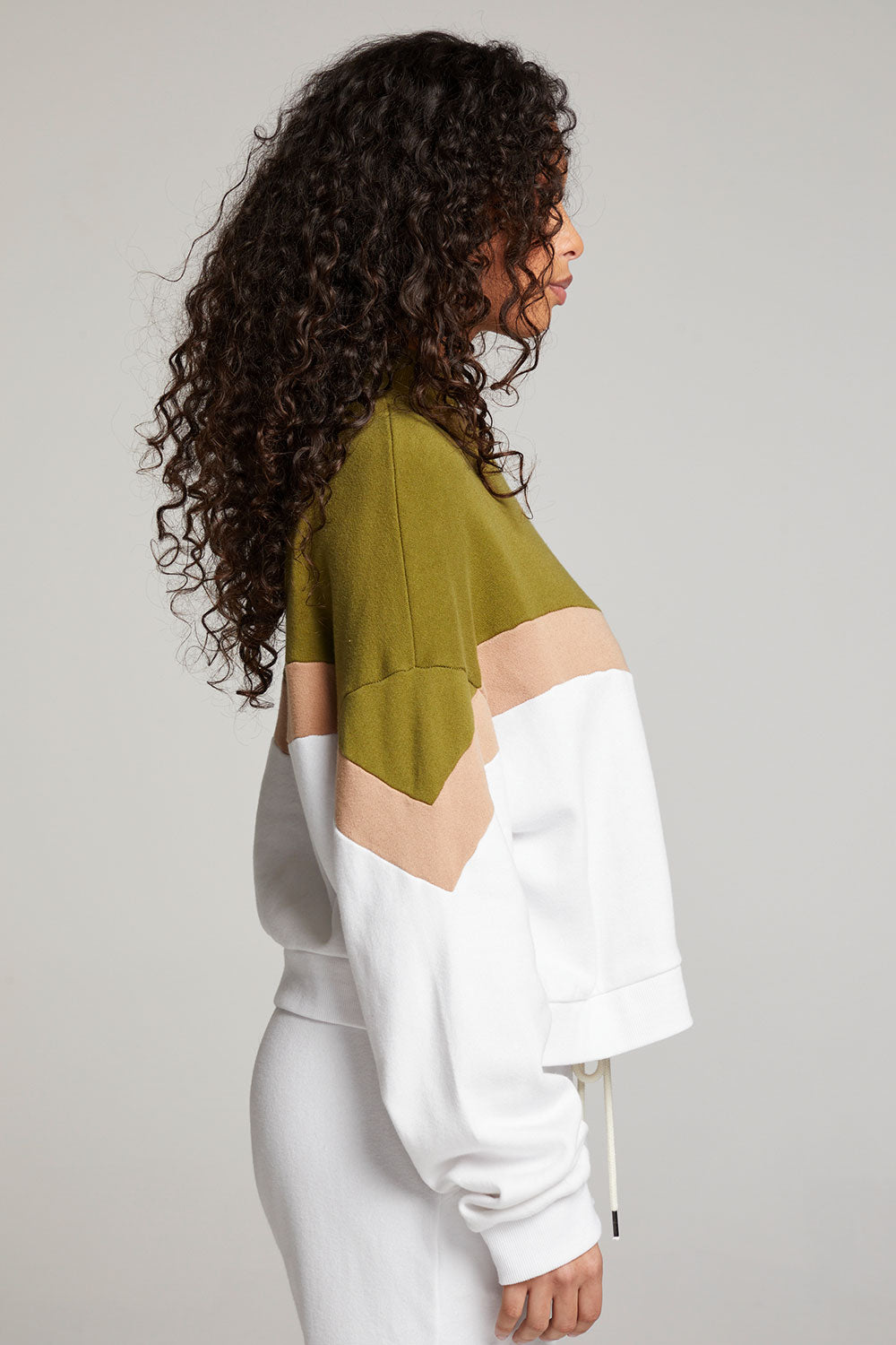 Liz Sand Color Block Pullover WOMENS chaserbrand