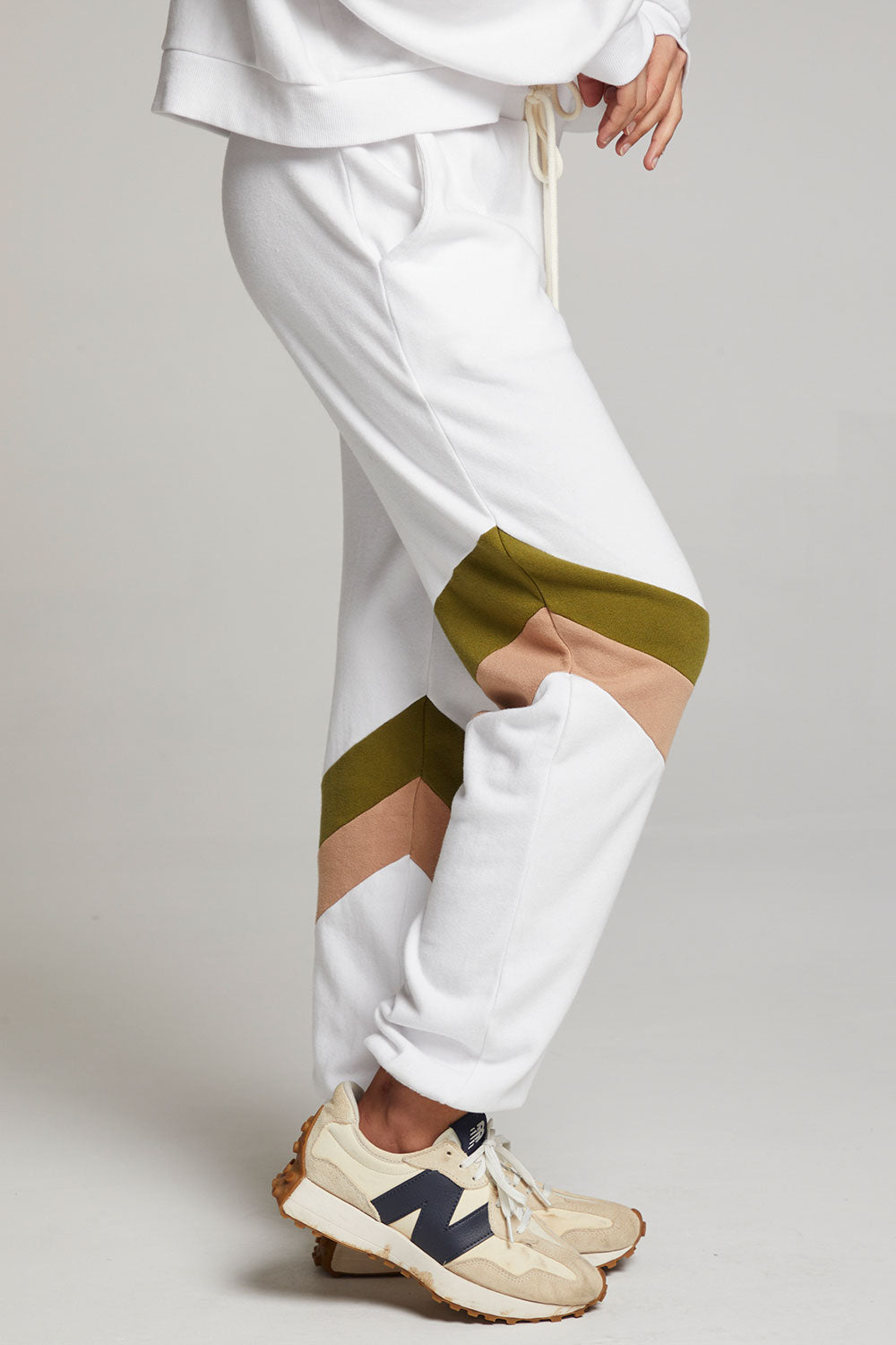 Skull Sand Color Block Joggers WOMENS chaserbrand