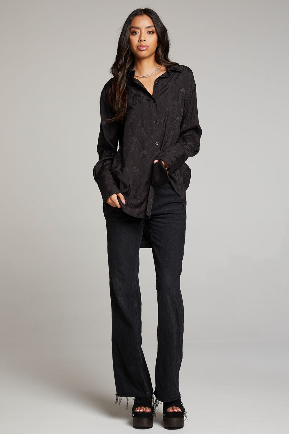 Ruby Licorice Button Up WOMENS chaserbrand
