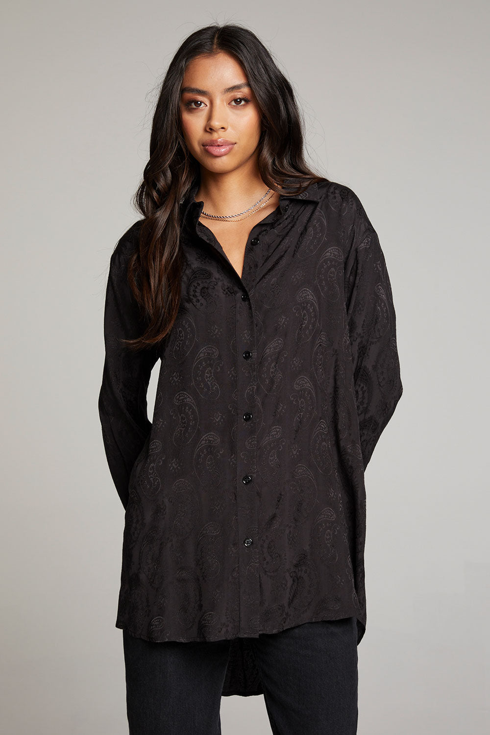 Ruby Licorice Button Up WOMENS chaserbrand