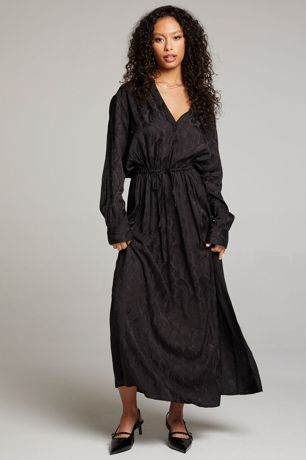 Denverr Licorice Maxi Dress WOMENS chaserbrand