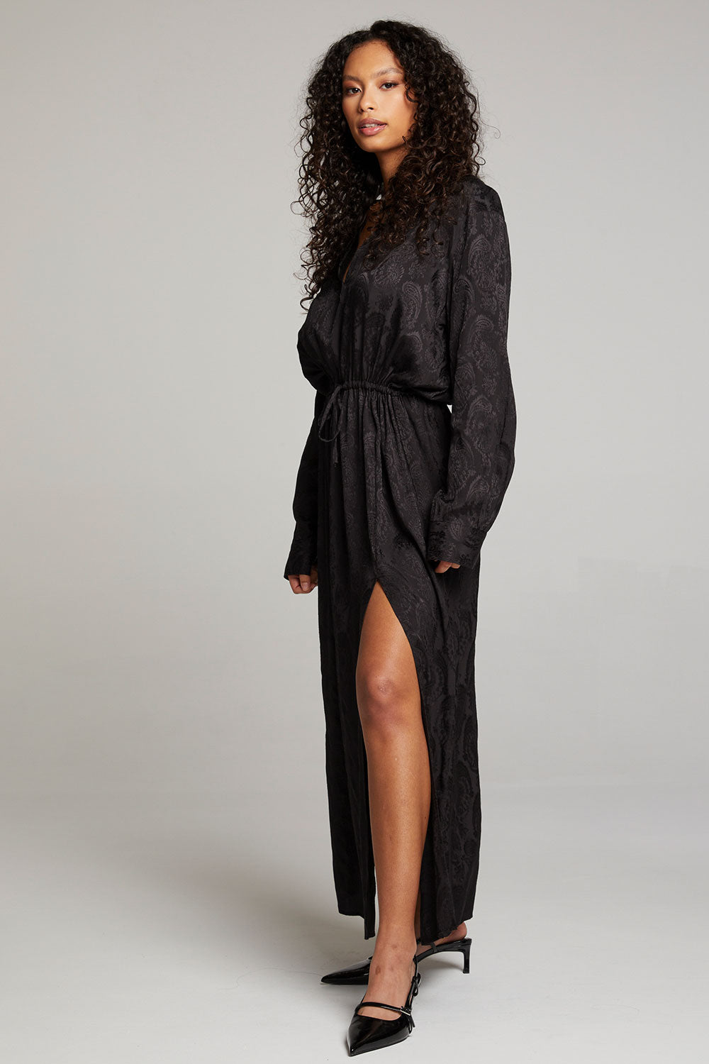 Denverr Licorice Maxi Dress WOMENS chaserbrand