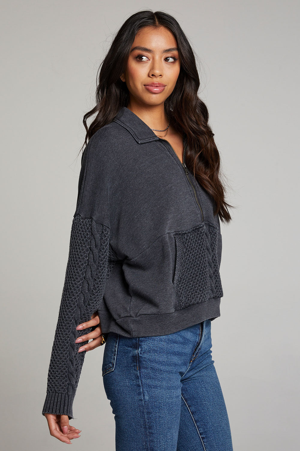 Joe Licorice Half Zip WOMENS chaserbrand
