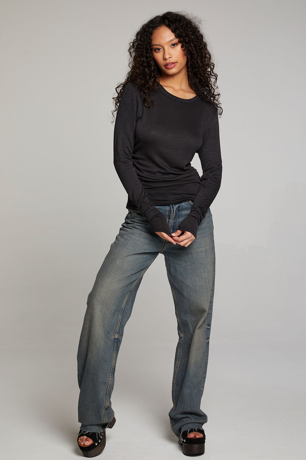 Louis Licorice Long Sleeve WOMENS chaserbrand