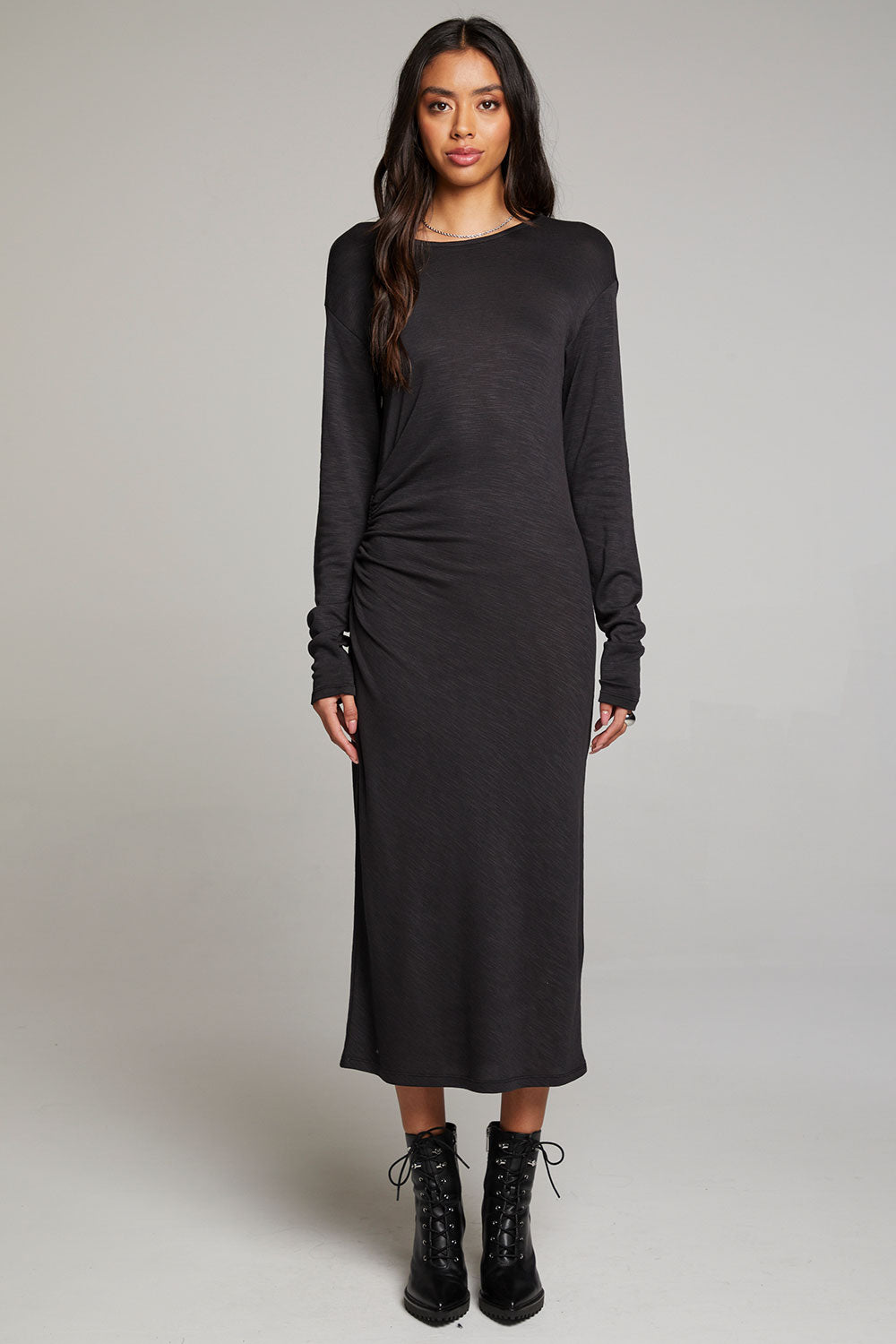 Memory Licorice Midi Dress WOMENS chaserbrand