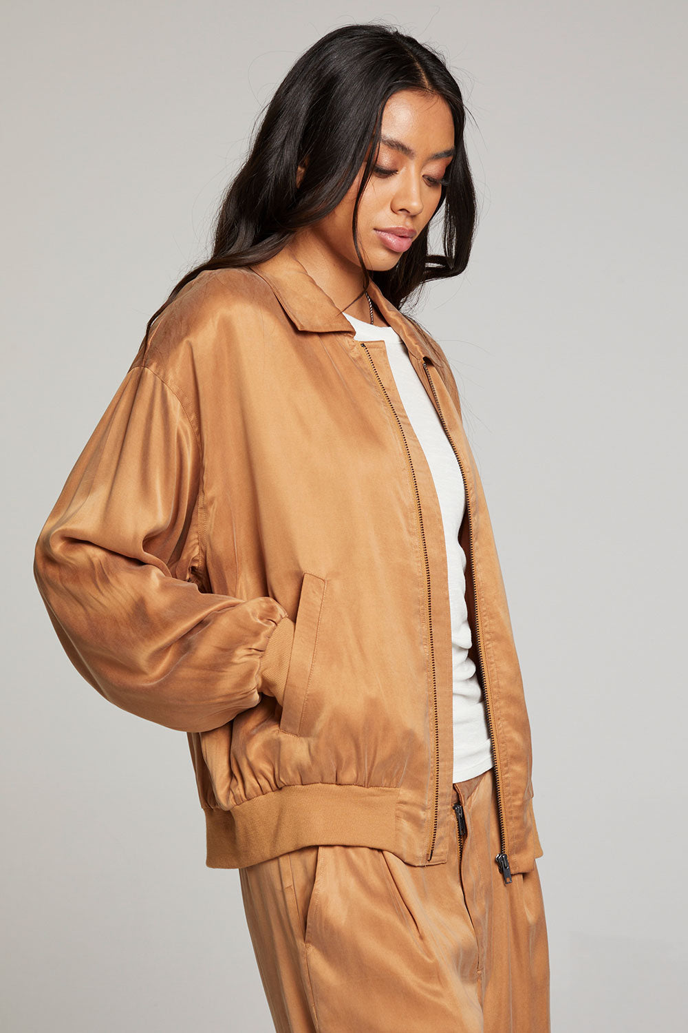 Johnny Toffee Zip Up Jacket WOMENS chaserbrand
