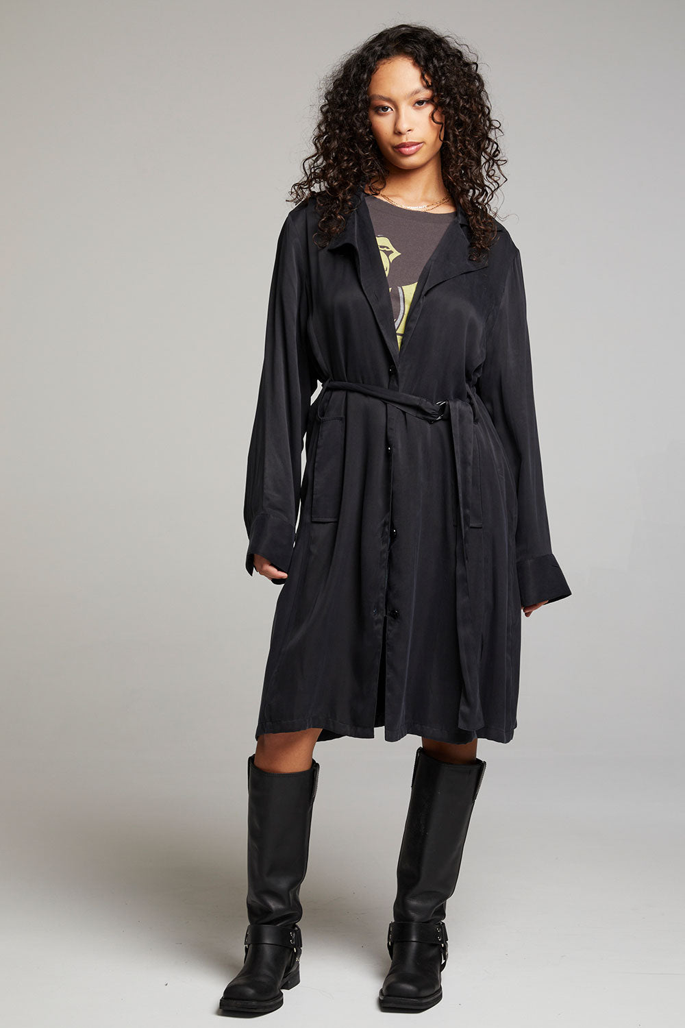 Ford Licorice Trench Coat WOMENS chaserbrand