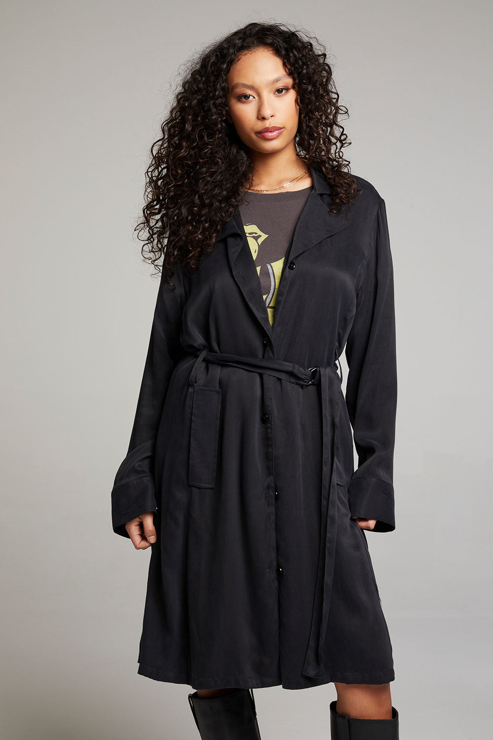 Ford Licorice Trench Coat WOMENS chaserbrand