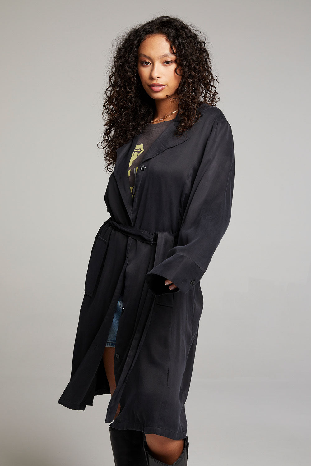 Ford Licorice Trench Coat WOMENS chaserbrand