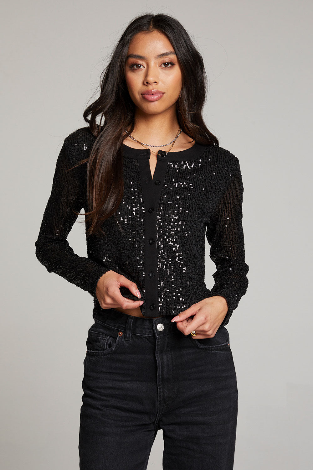 Adam Licorice Cardigan WOMENS chaserbrand