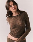 Kevin Espresso Long Sleeve Womens chaserbrand