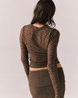Kevin Espresso Long Sleeve Womens chaserbrand
