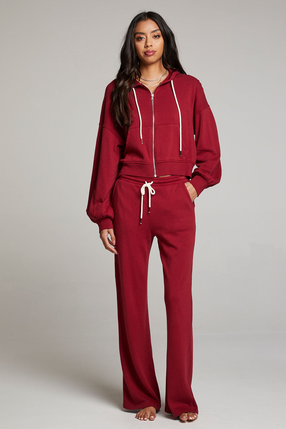Abilenee Blood Red Zip Up WOMENS chaserbrand