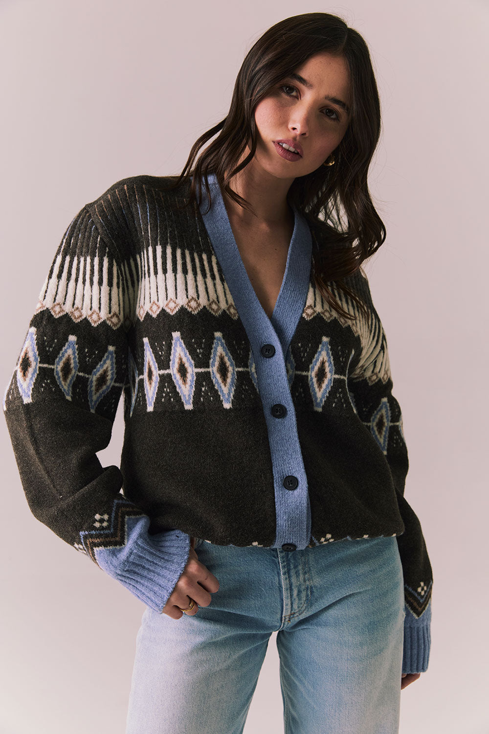 Autumn Fairisle Cardigan Womens chaserbrand