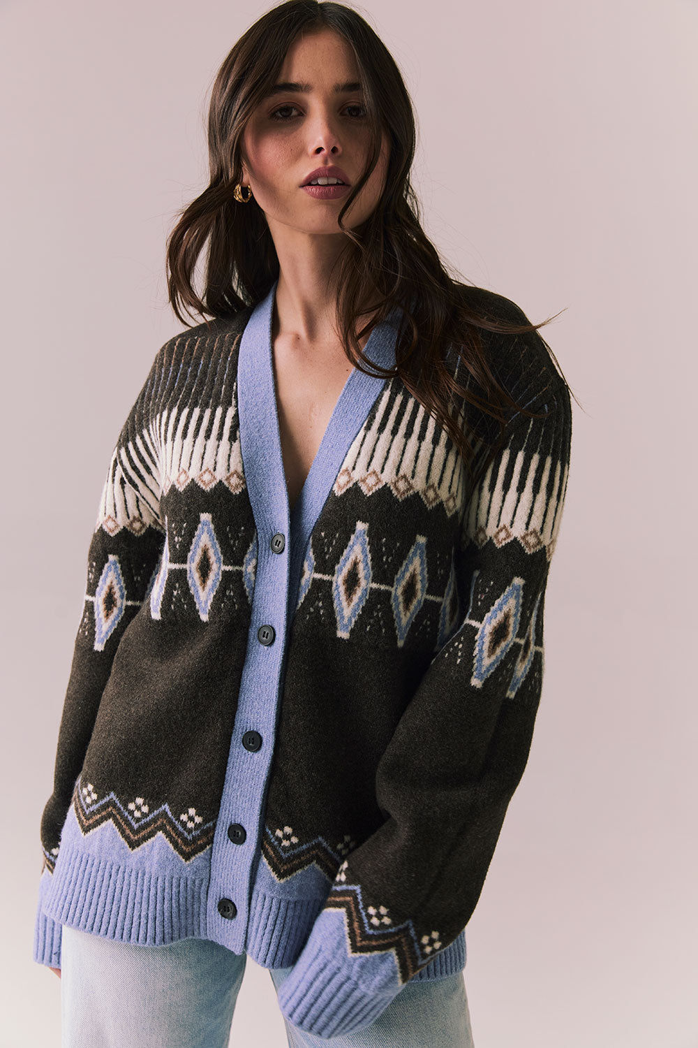 Autumn Fairisle Cardigan Womens chaserbrand