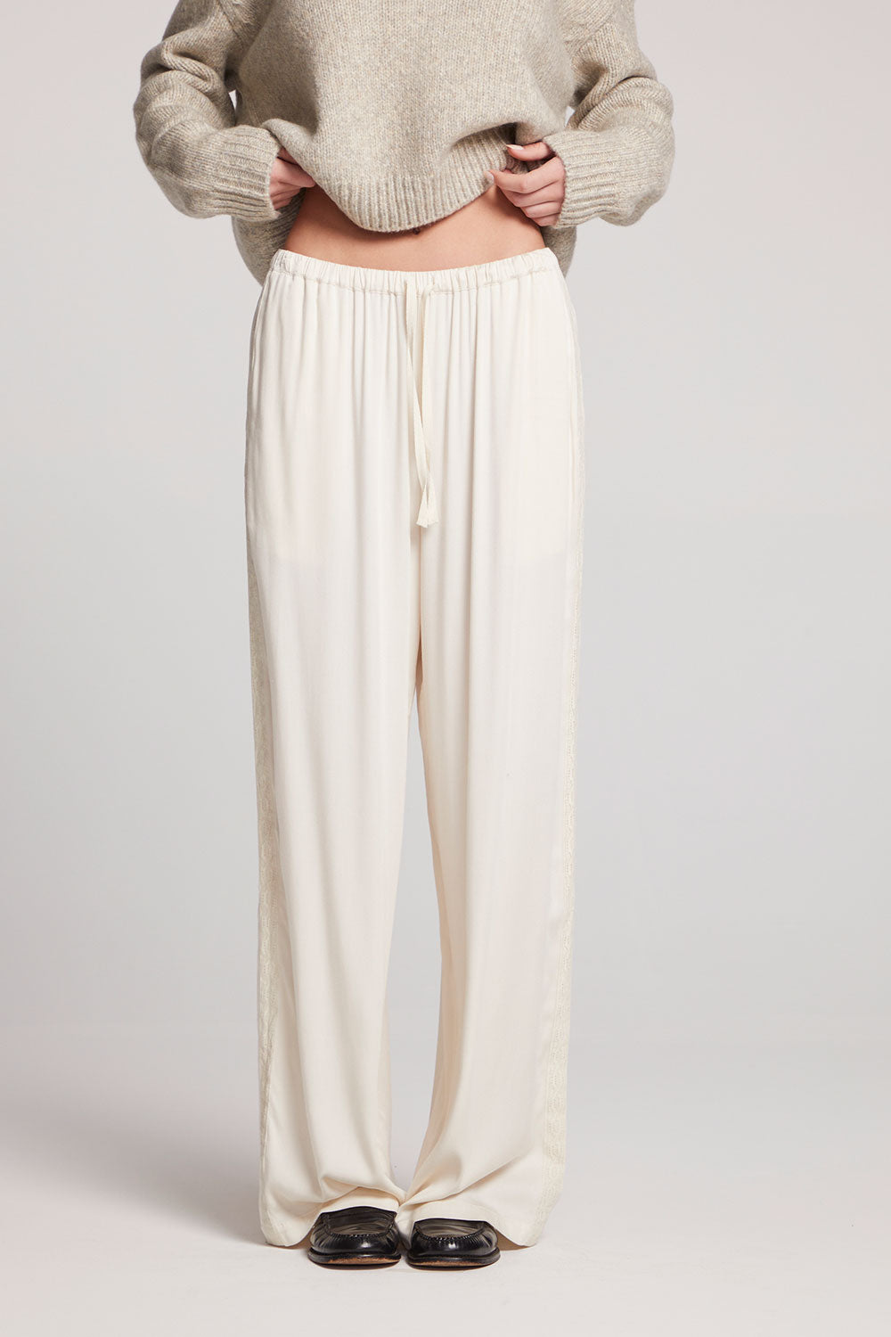 Leee Starry White Trousers Womens chaserbrand