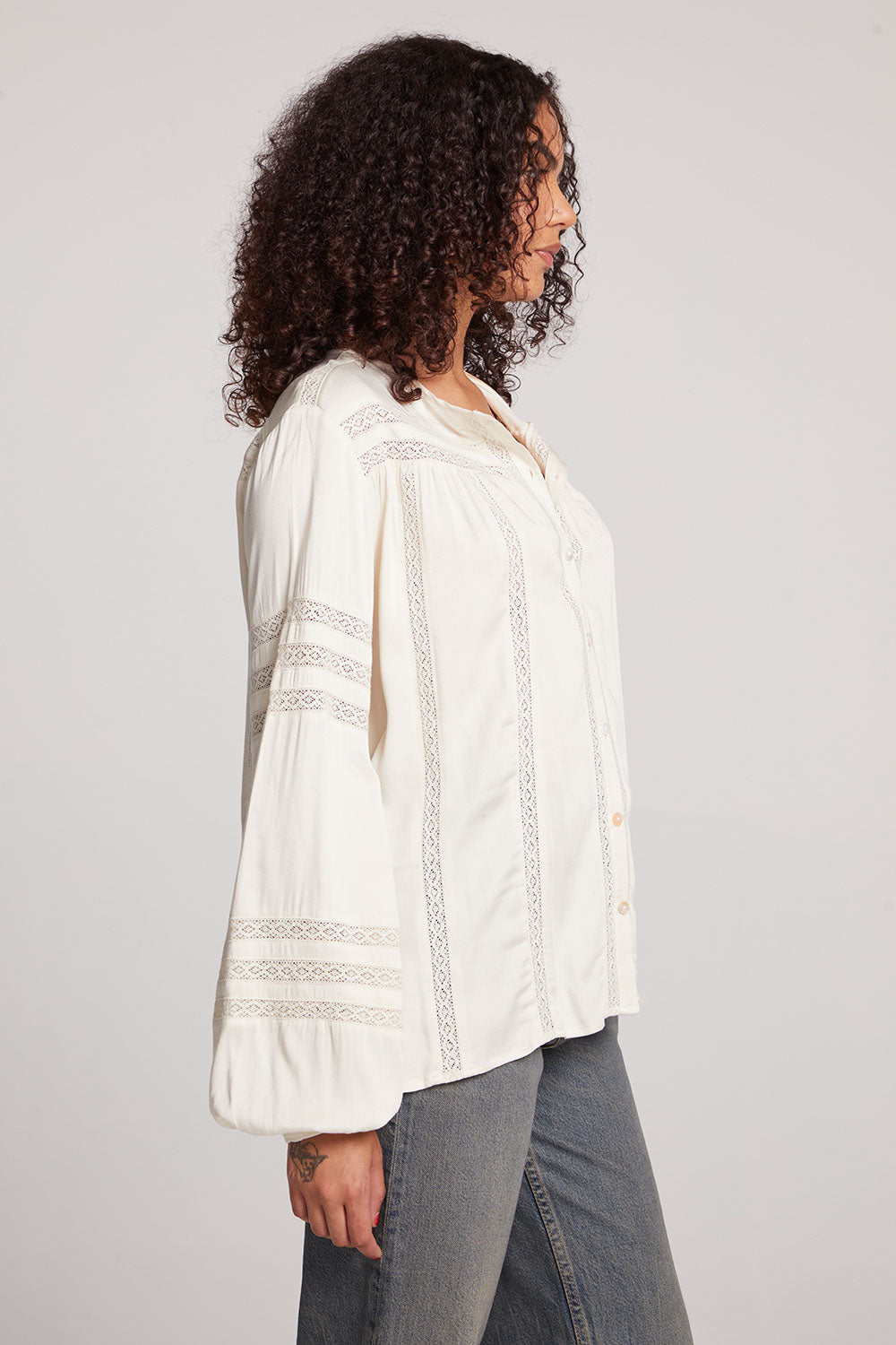 Rozina Starry White Blouse Womens chaserbrand