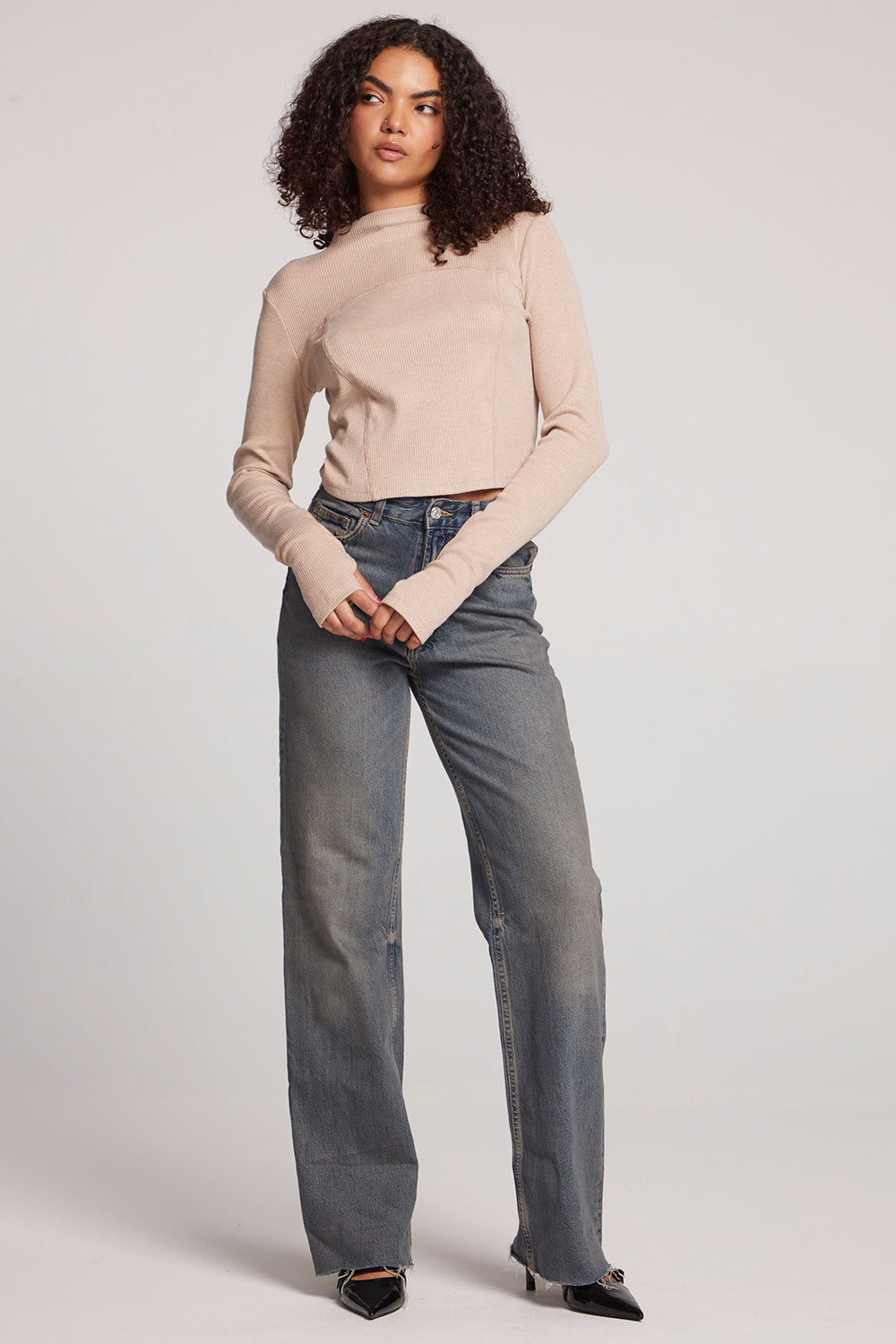 Nahalll Toasted Coconut Long Sleeve Womens chaserbrand