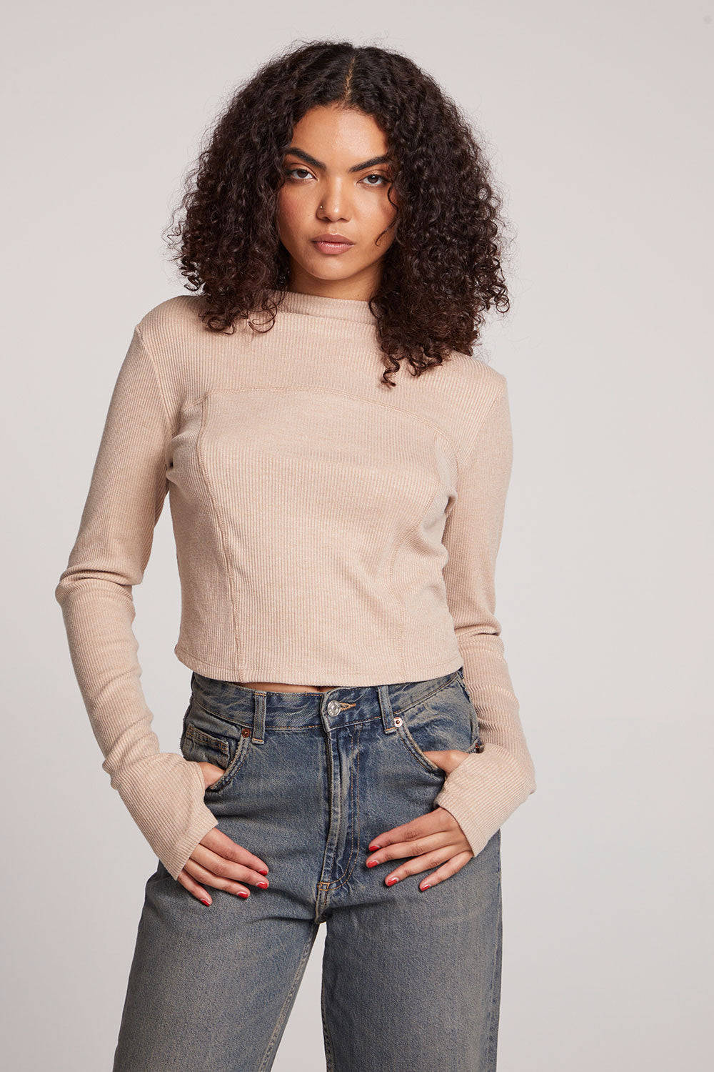 Nahalll Toasted Coconut Long Sleeve Womens chaserbrand