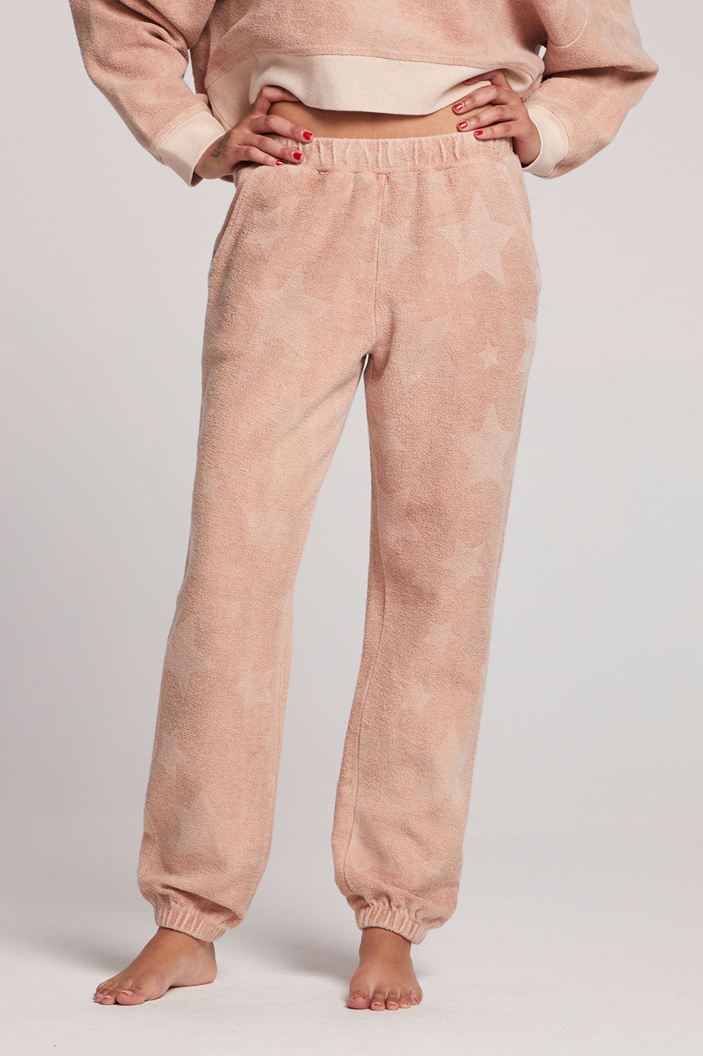 Mission Pink Star Joggers Womens chaserbrand