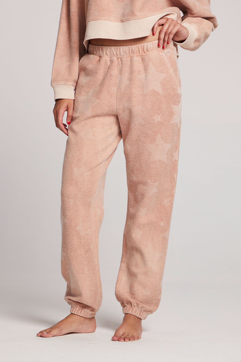 Mission Pink Star Joggers Womens chaserbrand