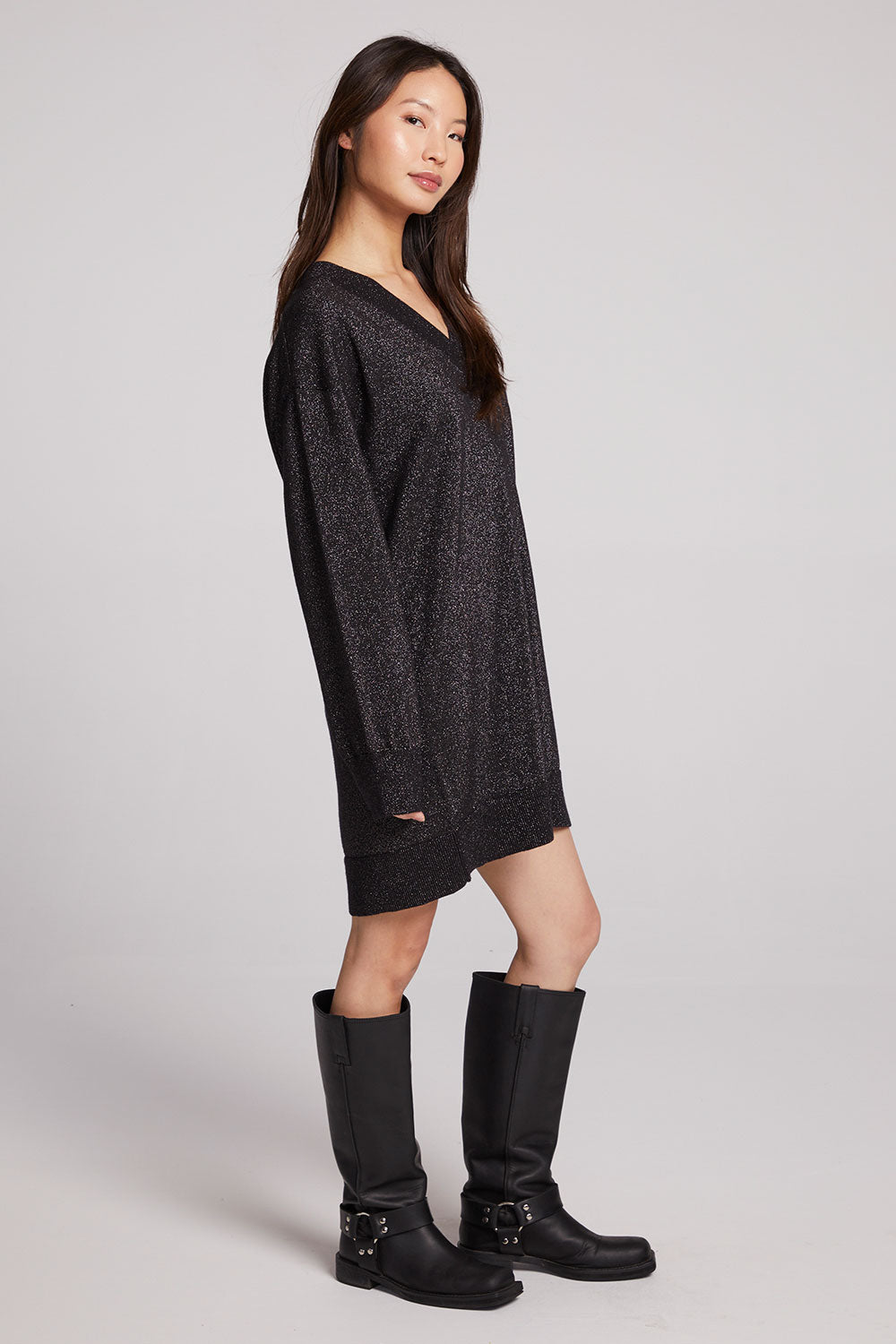 Ellison Licorice Mini Dress Womens chaserbrand