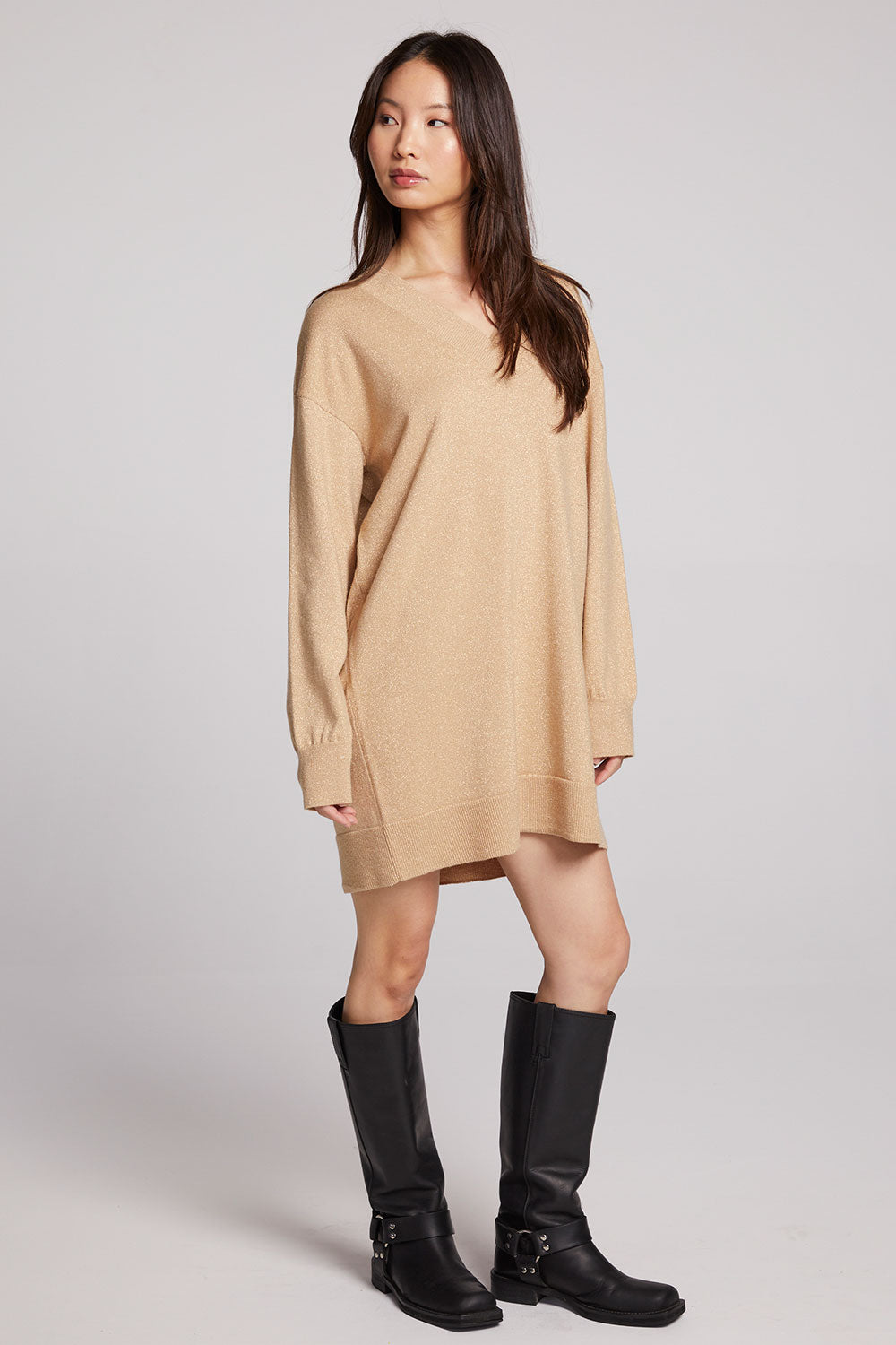 Ellison Toasted Coconut Mini Dress Womens chaserbrand