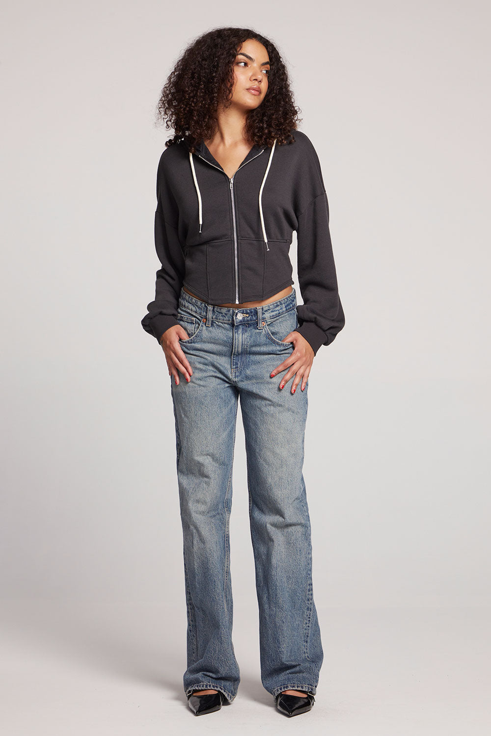 Olympic Licorice Zip Up Hoodie Womens chaserbrand