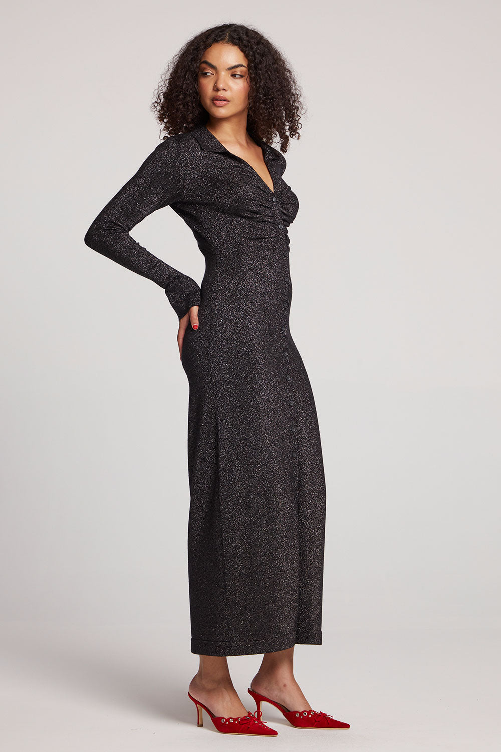 Fawn Licorice Maxi Dress Womens chaserbrand