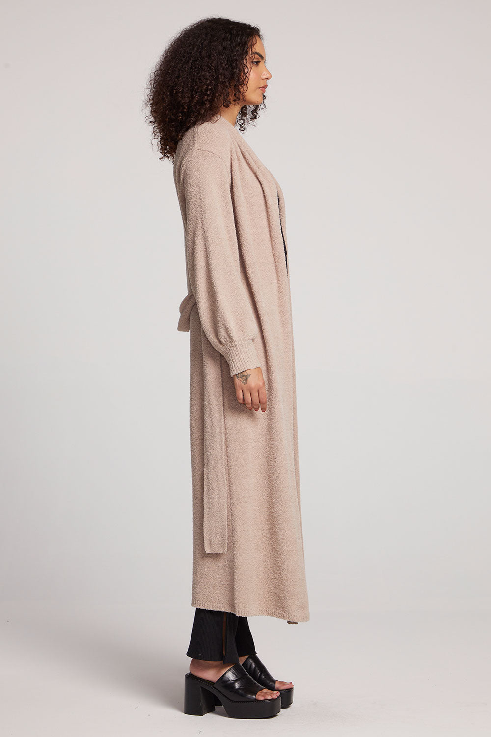 Eveee Toasted Coconut Maxi Cardigan Womens chaserbrand