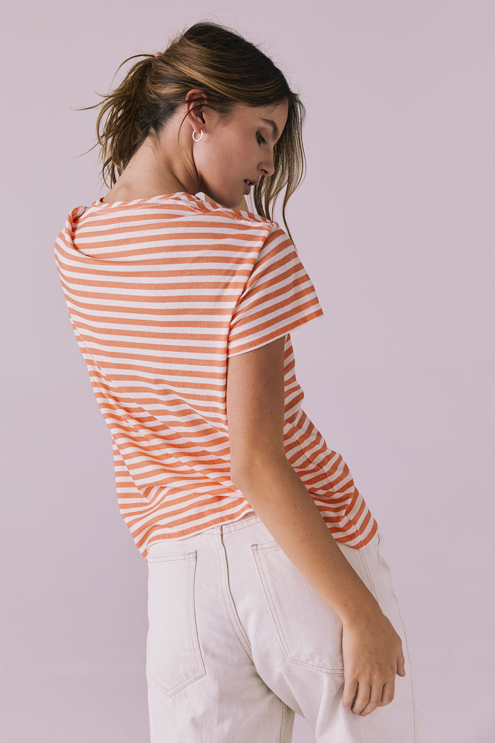 Peace + Love Embroidery Tee Womens chaserbrand