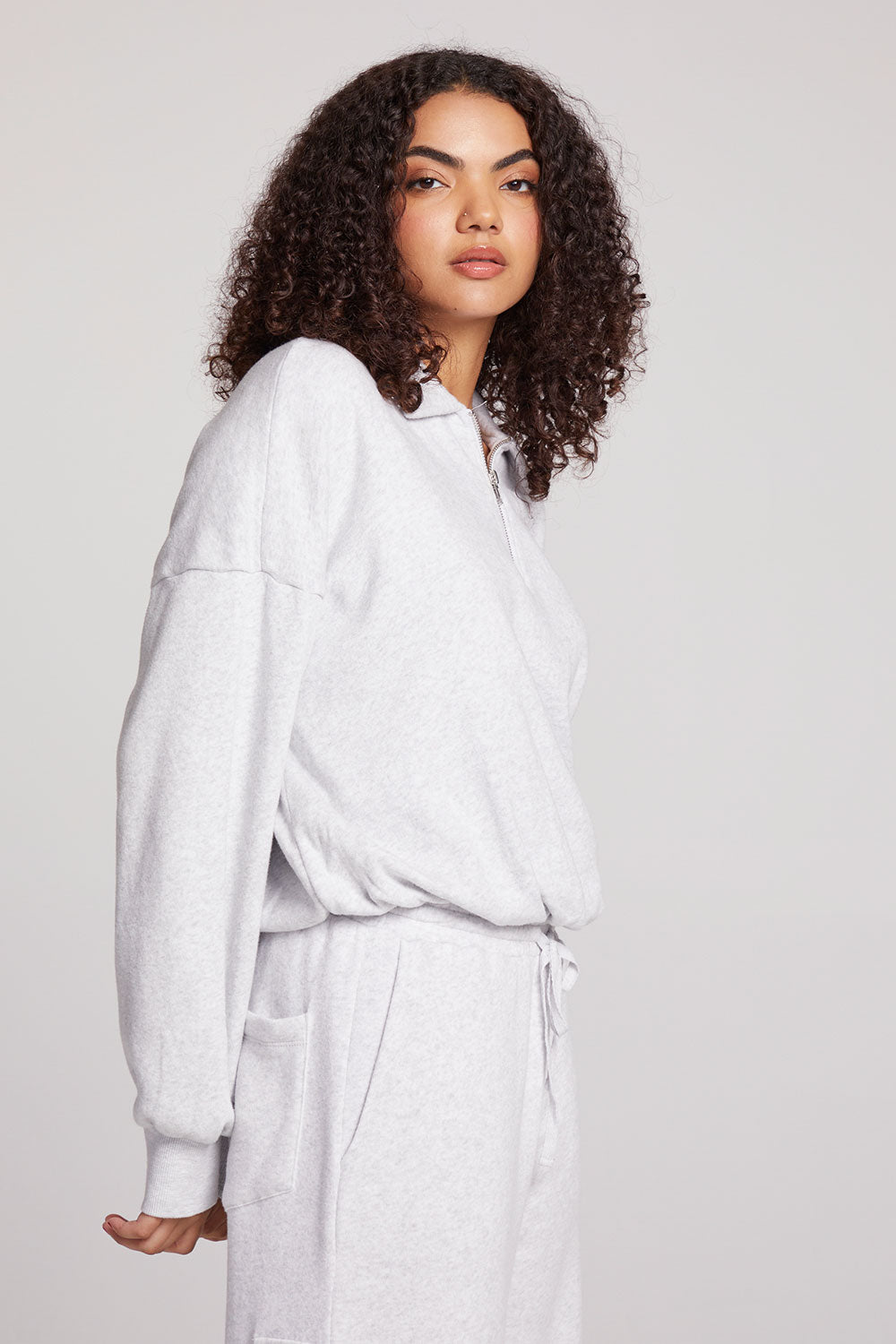 Marsela Light Heather Grey Pullover Womens chaserbrand