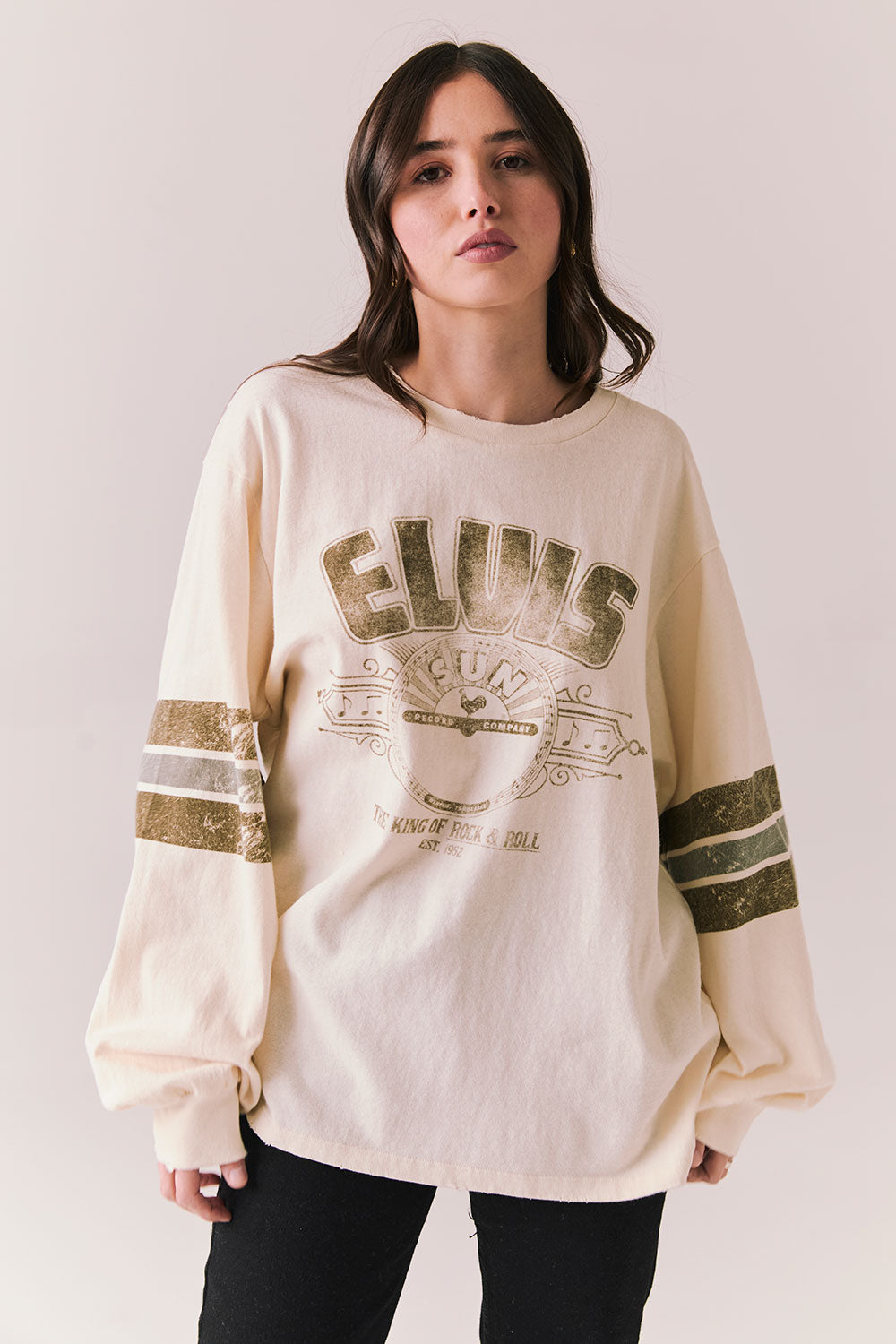 Sun Records King Of Rock & Roll Long Sleeve Womens chaserbrand