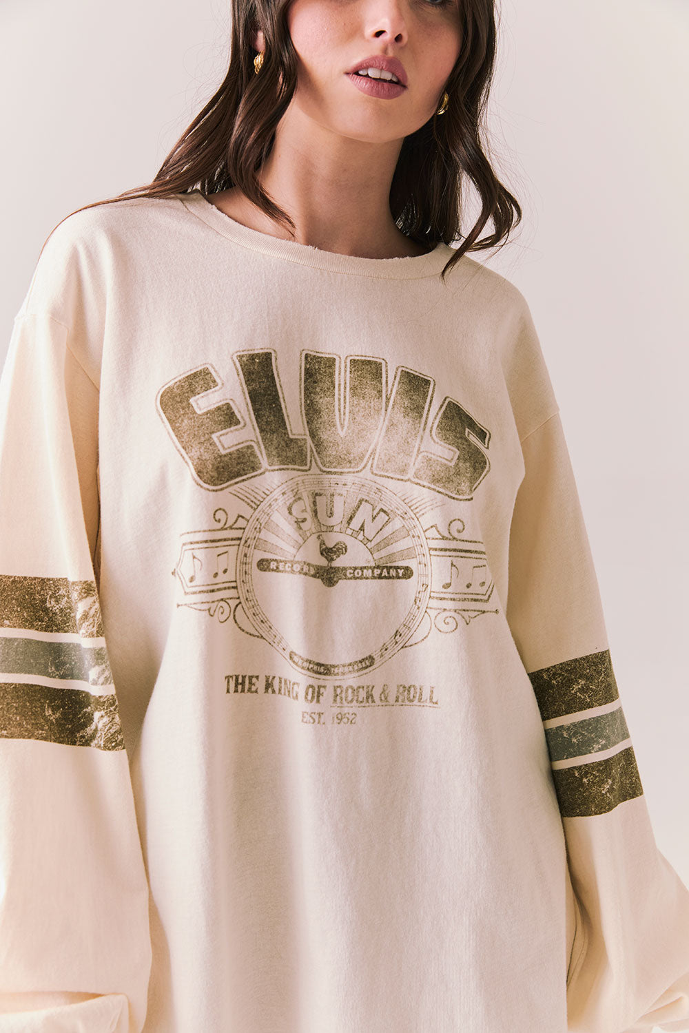 Sun Records King Of Rock & Roll Long Sleeve Womens chaserbrand