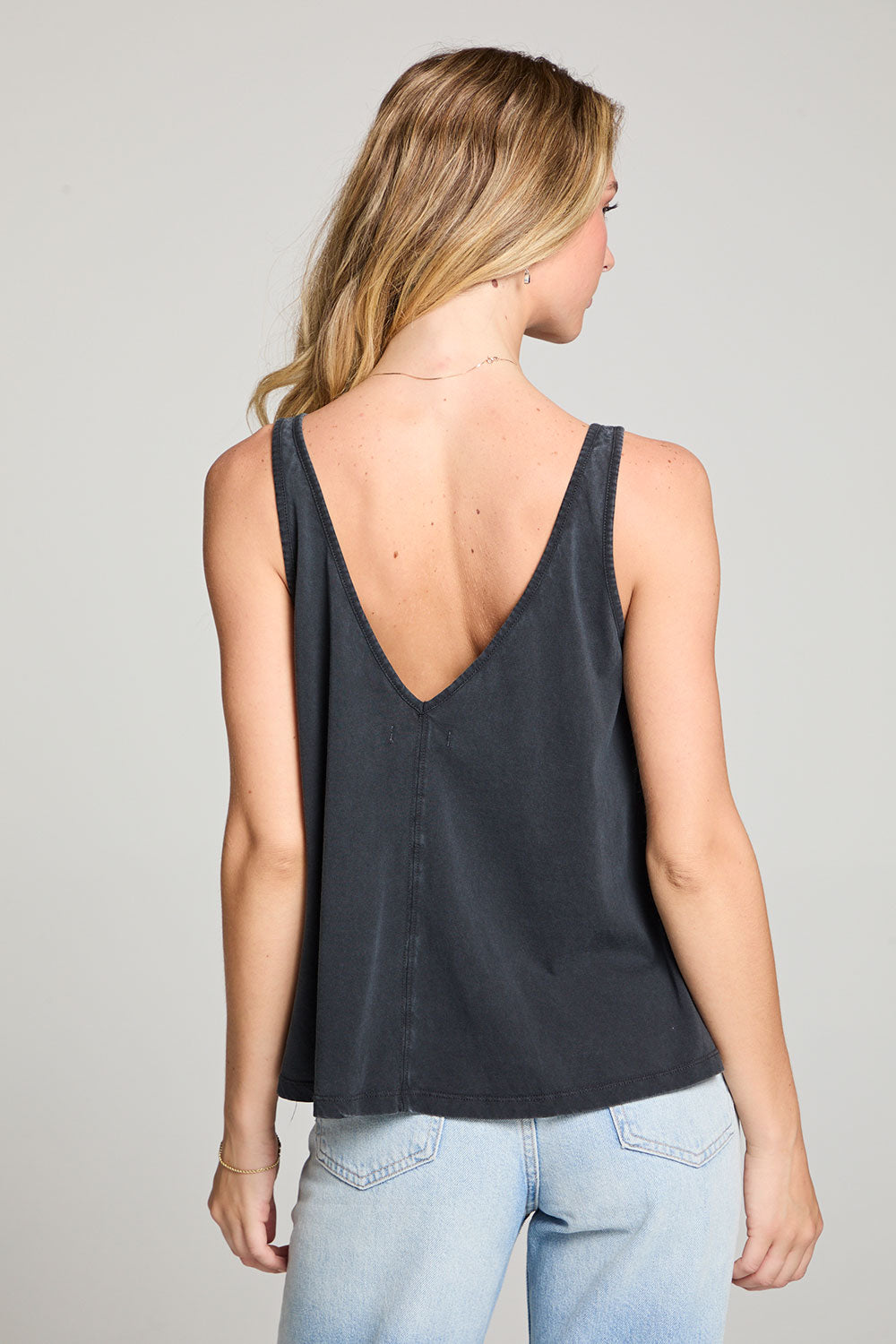 Clearise Licorice Black Tank WOMENS chaserbrand