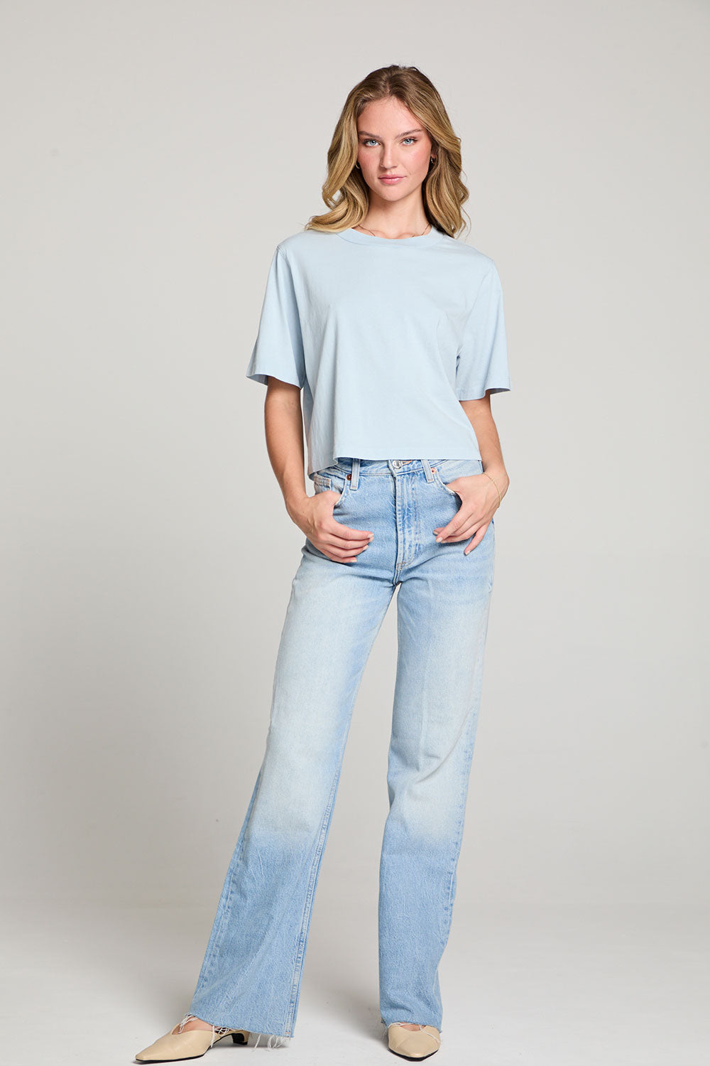 Beau Skyway Blue Tee WOMENS chaserbrand