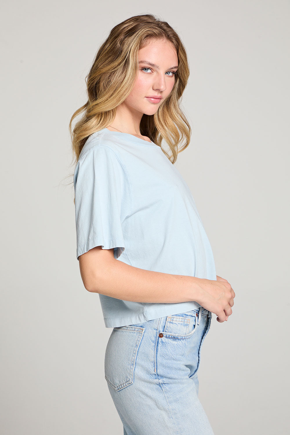 Beau Skyway Blue Tee WOMENS chaserbrand
