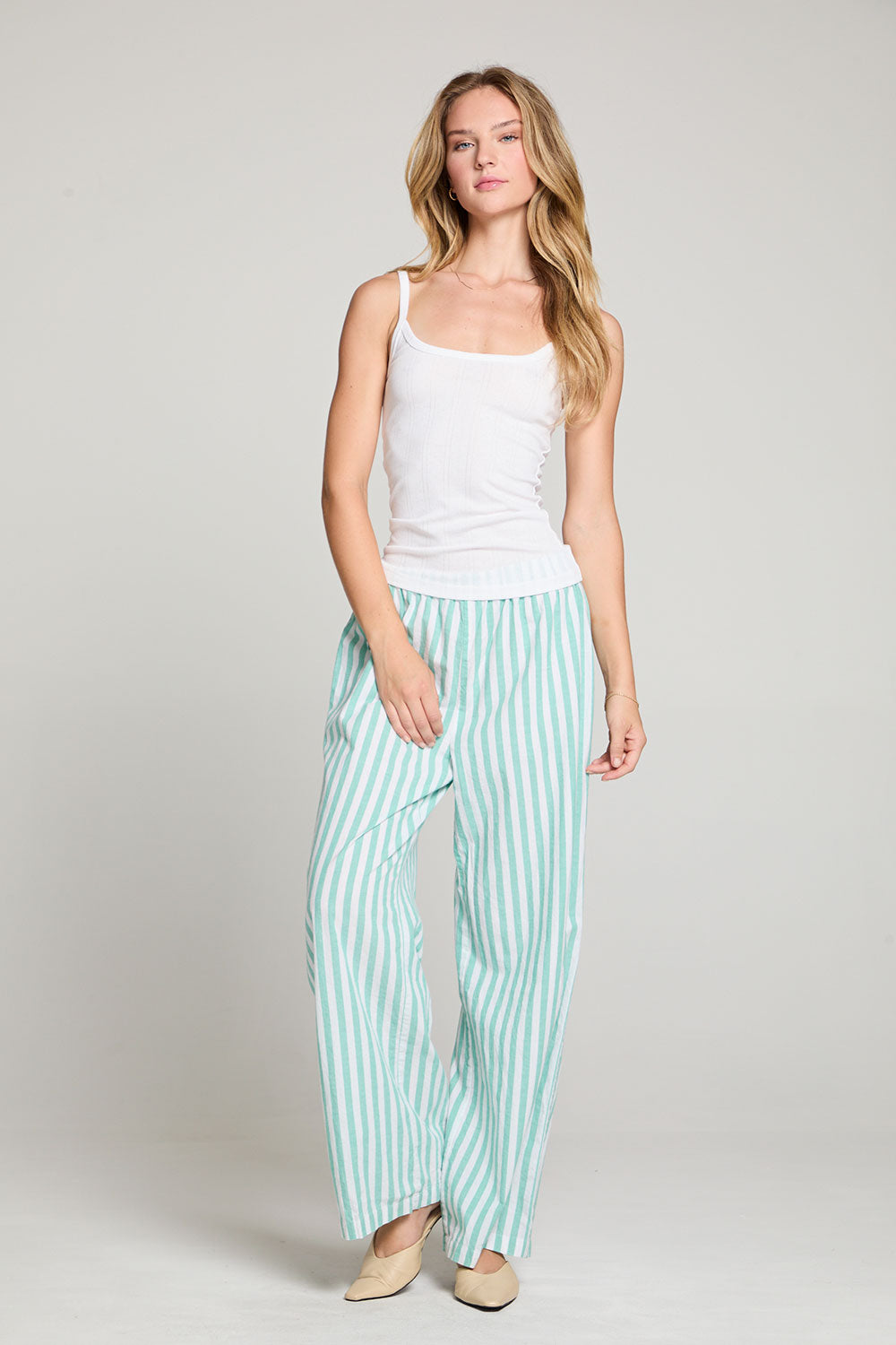 Leeee Aloe Stripe Trousers WOMENS chaserbrand