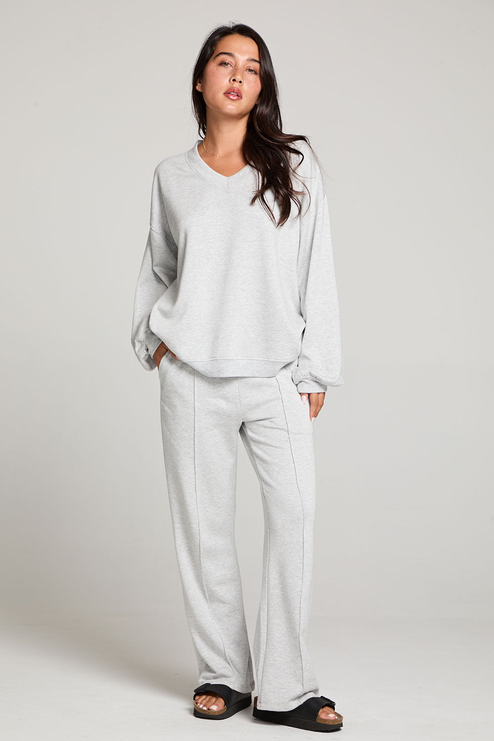 Berkeley Heather Grey Pullover WOMENS chaserbrand