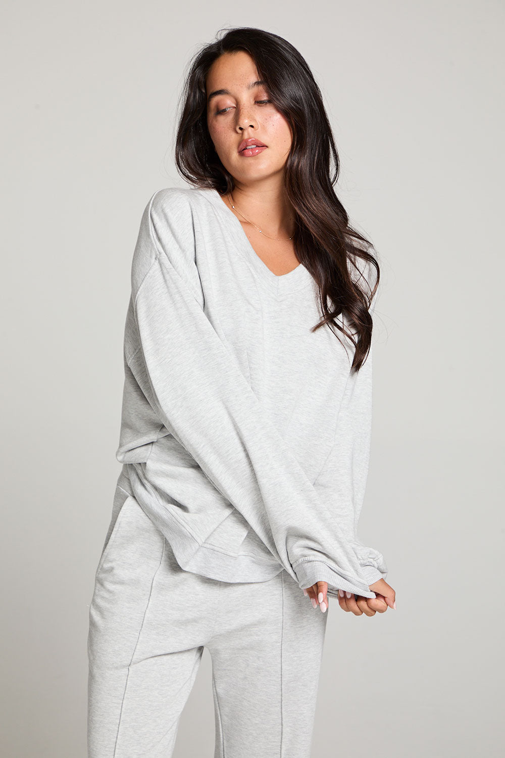 Berkeley Heather Grey Pullover WOMENS chaserbrand