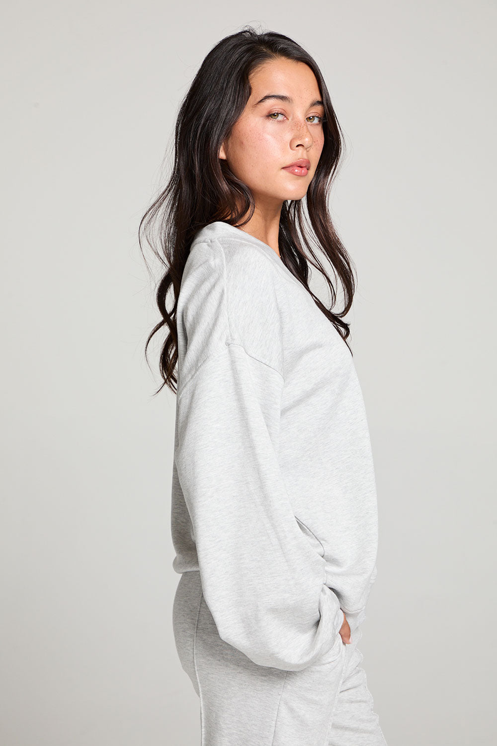 Berkeley Heather Grey Pullover WOMENS chaserbrand
