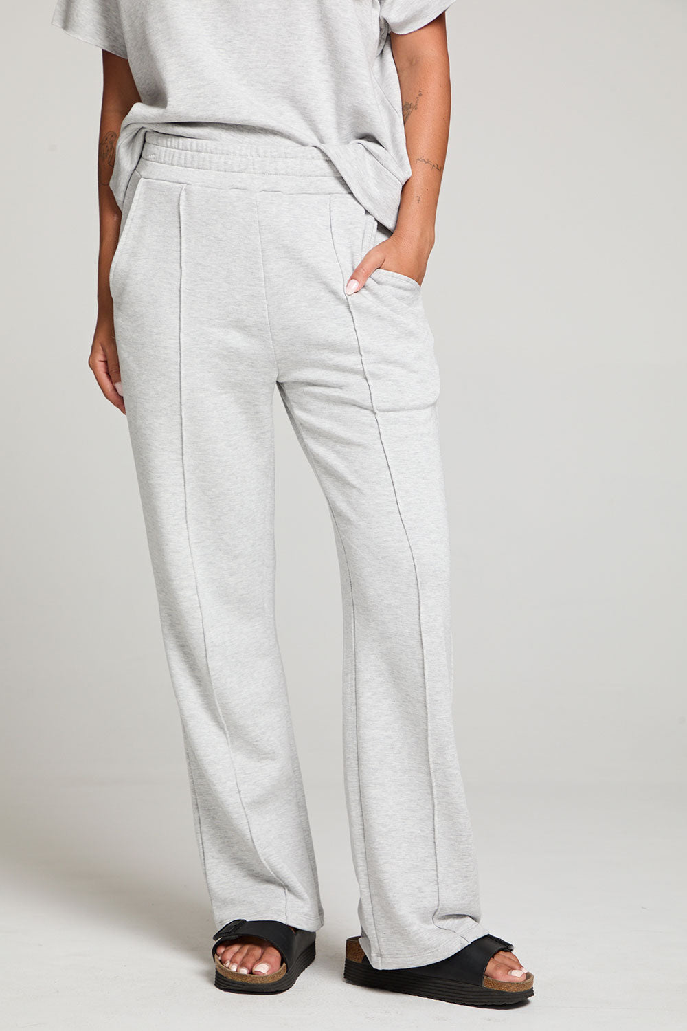 Amarillo Heather Grey Trousers WOMENS chaserbrand