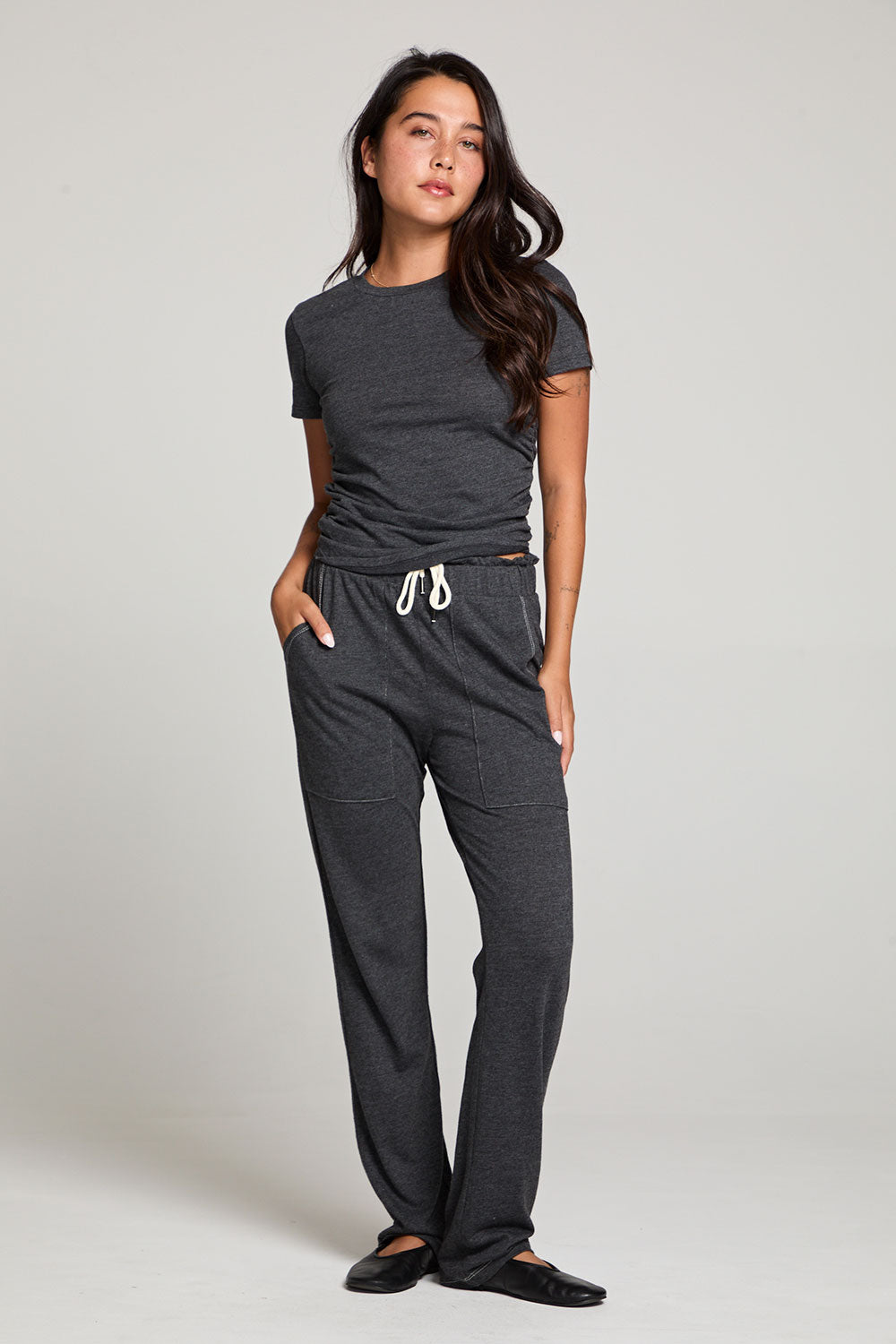 Louiss Licorice Black Tee WOMENS chaserbrand