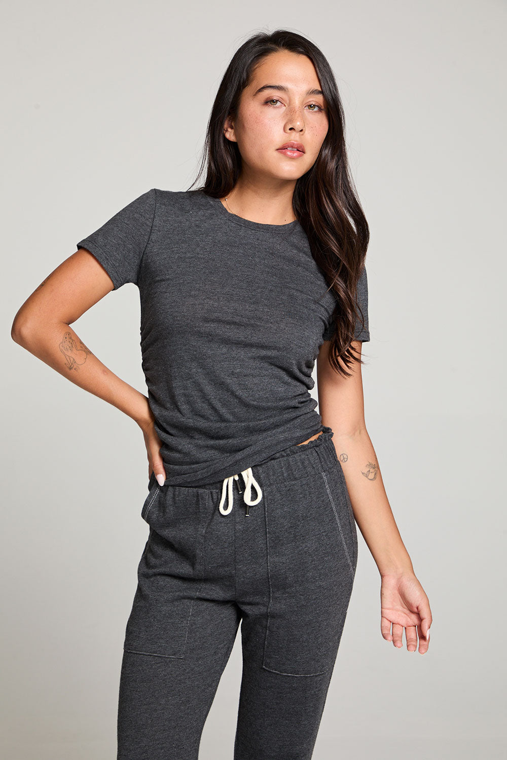 Louiss Licorice Black Tee WOMENS chaserbrand