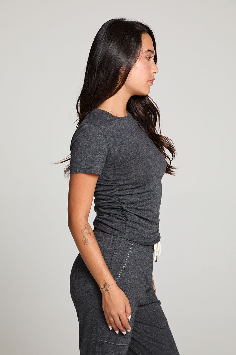 Louiss Licorice Black Tee WOMENS chaserbrand