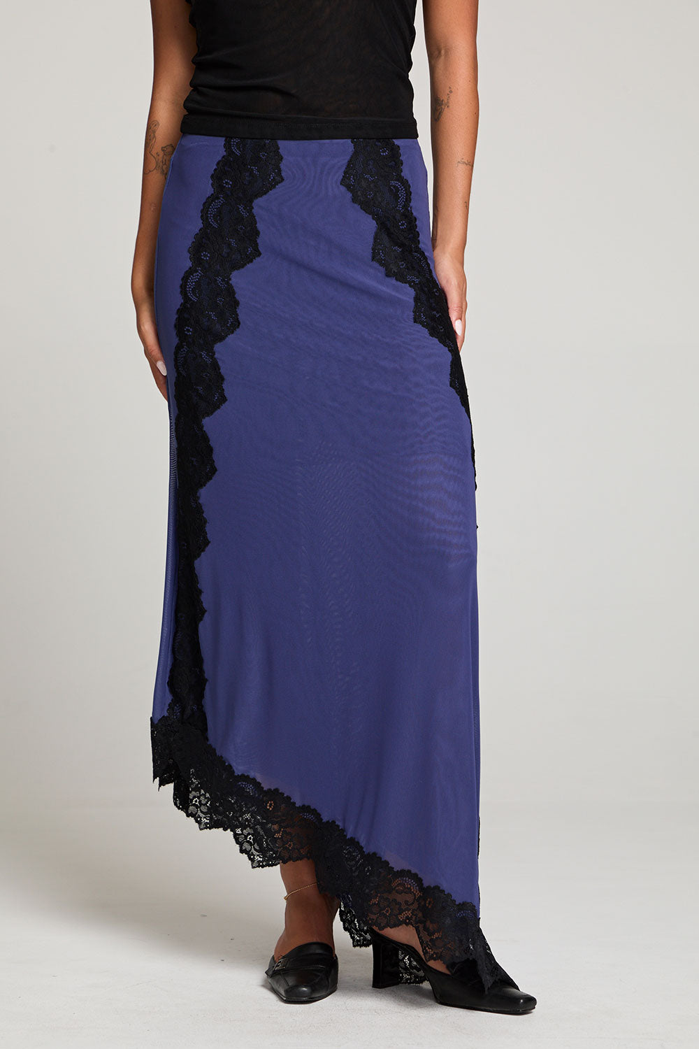 Demi Frost Blue Maxi Skirt WOMENS chaserbrand