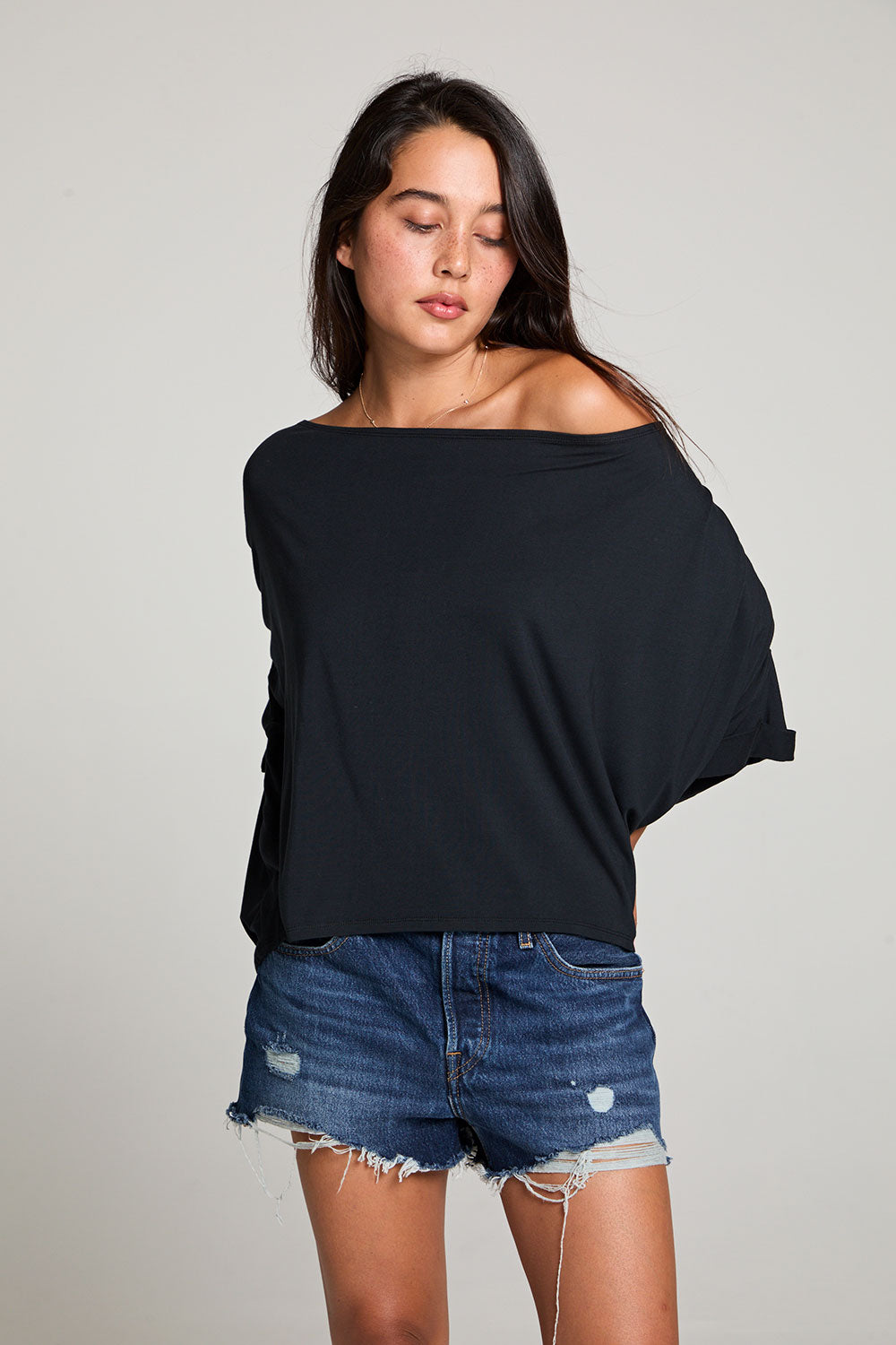 Lunar Licorice Black Tee WOMENS chaserbrand
