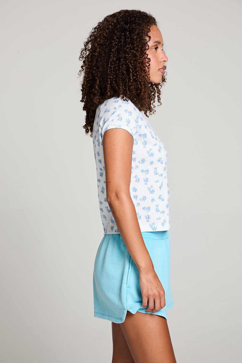 Gabrielle Blueberry Ditsy Tee WOMENS chaserbrand
