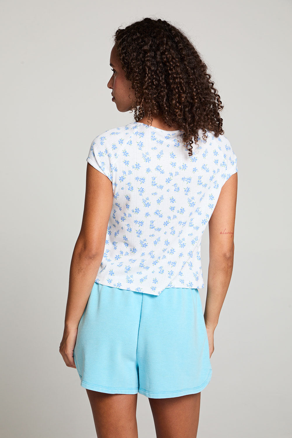 Gabrielle Blueberry Ditsy Tee WOMENS chaserbrand