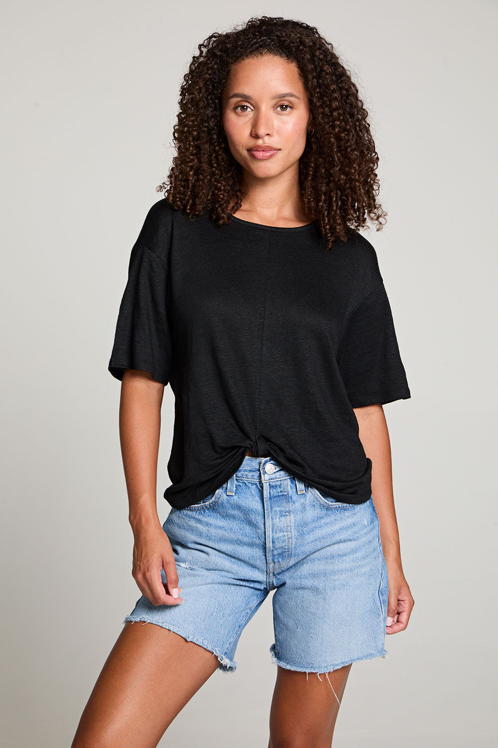 Annalise Black Tee WOMENS chaserbrand